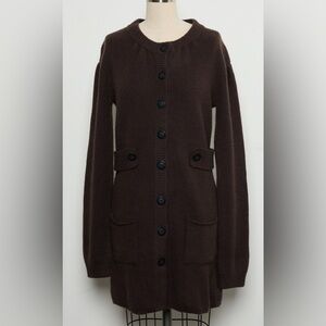 Long-Sleeve Long Sweater 100% Cashmere[NEW]